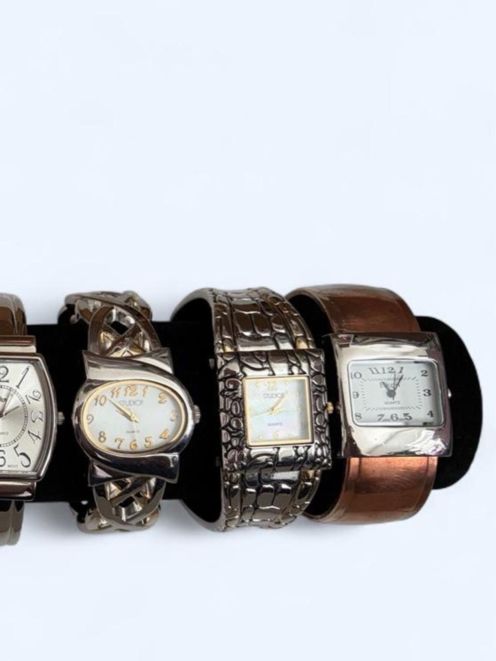 Women’s Mixed Metal Bracelet Watch - Silver & Copper Tones